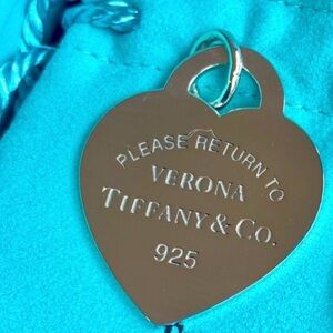 Tiffany & Co.New, Authentic “Return to Tiffany’s Verona” Sterling Silver Charm.